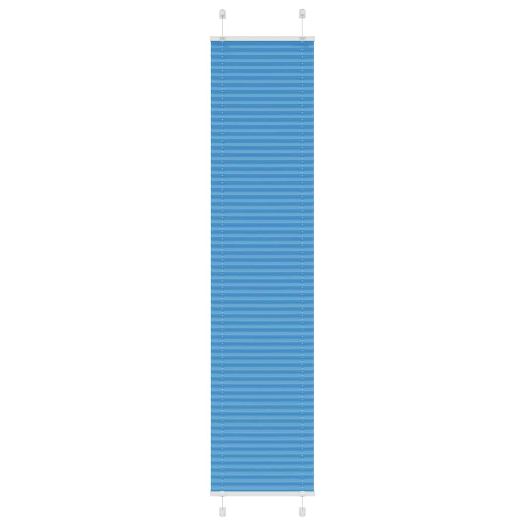 Vidaxx store enrouleur plissé 45x200 cm largeur de tissu 44,4 cm polyester bleu