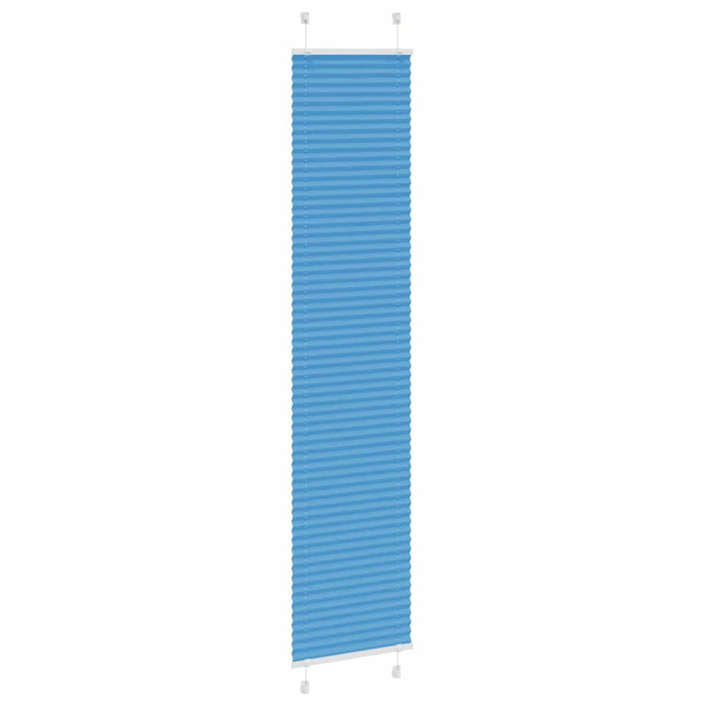 Vidaxx store enrouleur plissé 45x200 cm largeur de tissu 44,4 cm polyester bleu
