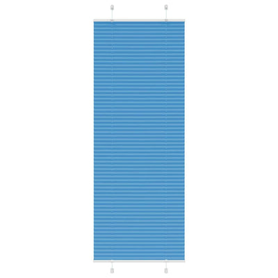 Vidaxx store enrouleur plissé 70x200 cm largeur de tissu 69,4 cm polyester bleu