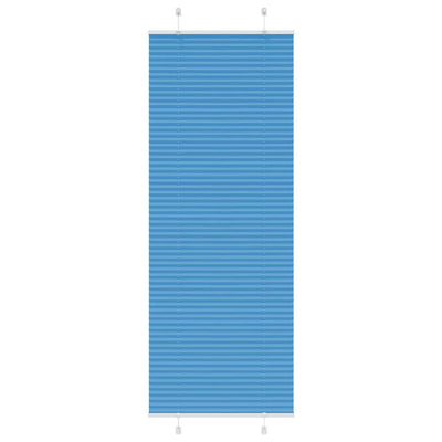 Vidaxx store enrouleur plissé 80x200 cm largeur de tissu 79,4 cm polyester bleu
