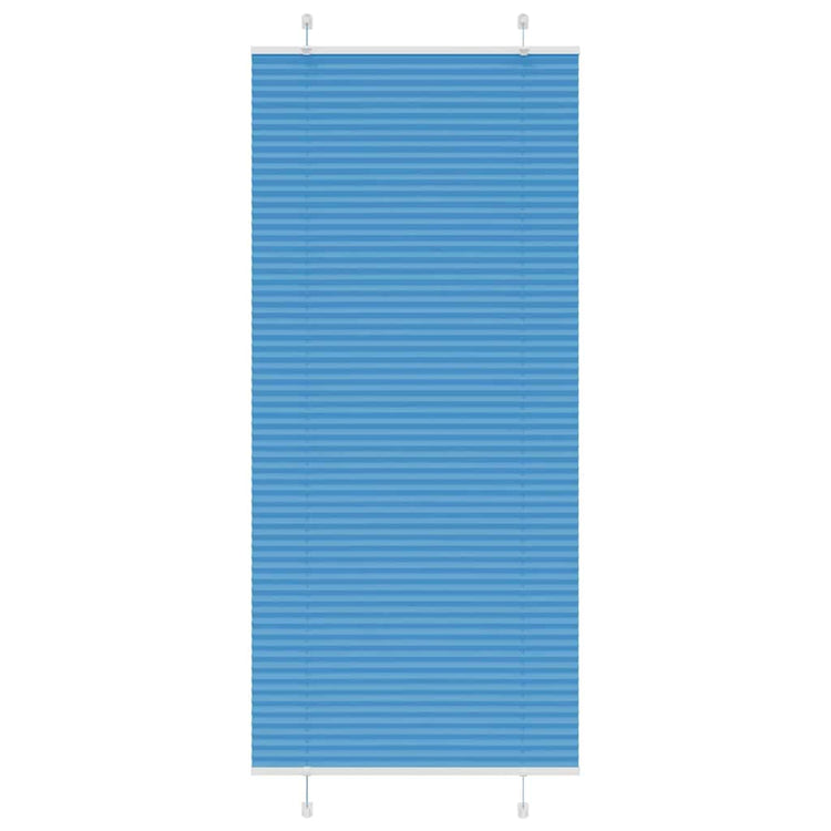 Vidaxx store enrouleur plissé 100x200cm largeur de tissu 99,4 cm polyester bleu