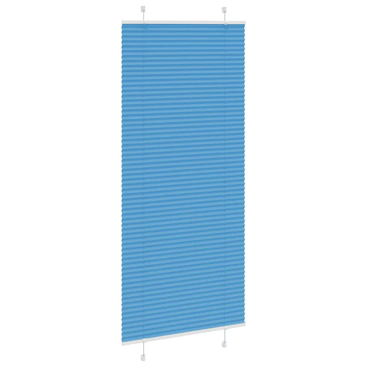 Vidaxx store enrouleur plissé 100x200cm largeur de tissu 99,4 cm polyester bleu