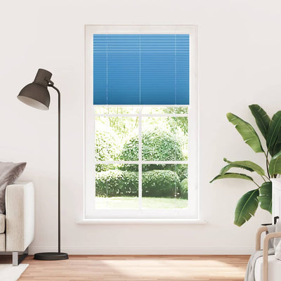 Vidaxx store enrouleur plissé 110x200cm largeur du tissu 109,4cm polyester bleu