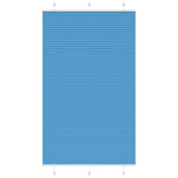 Vidaxx store enrouleur plissé 115x200cm largeur du tissu 114,4cm polyester bleu - afbeelding 2