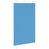 Vidaxx store enrouleur plissé 115x200cm largeur du tissu 114,4cm polyester bleu - afbeelding 3