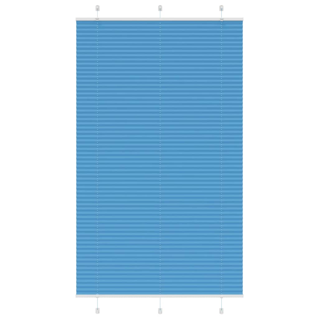 Vidaxx store enrouleur plissé 120x200cm largeur du tissu 119,4cm polyester bleu