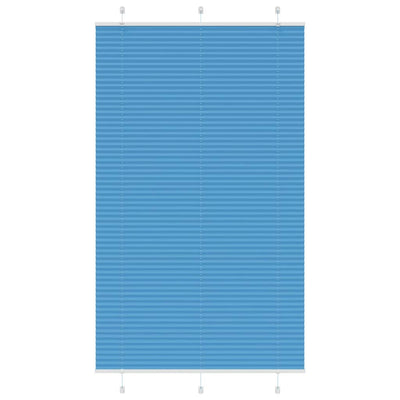 Vidaxx store enrouleur plissé 120x200cm largeur du tissu 119,4cm polyester bleu