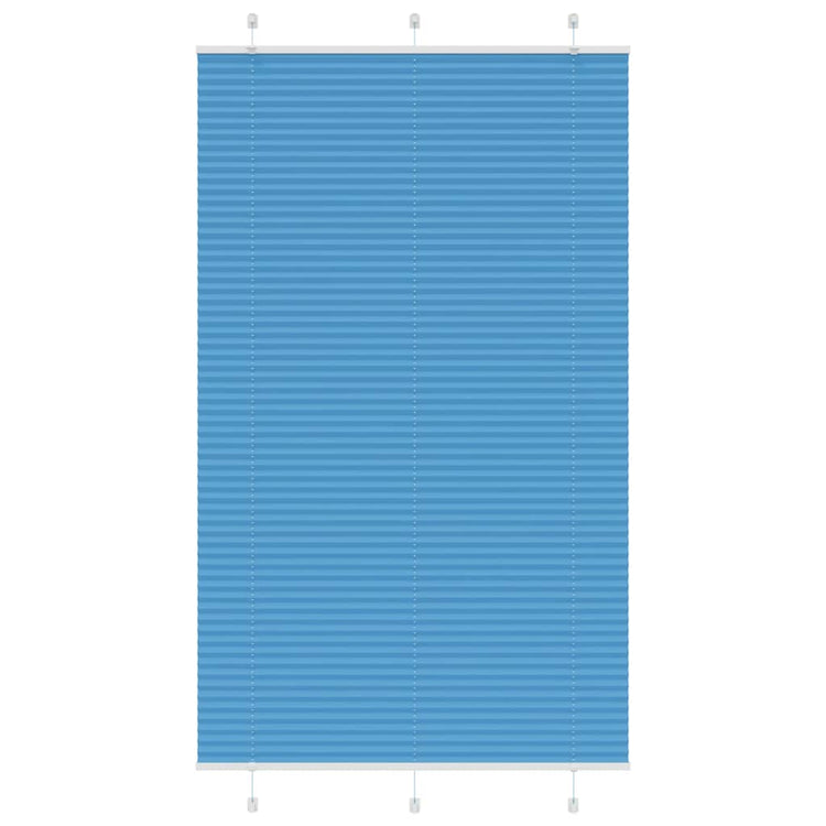 Vidaxx store enrouleur plissé 120x200cm largeur du tissu 119,4cm polyester bleu