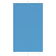 Vidaxx store enrouleur plissé 120x200cm largeur du tissu 119,4cm polyester bleu