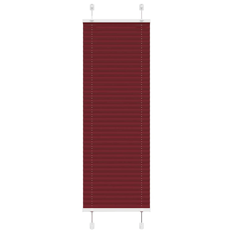 Vidaxx store enrouleur plissé 40x100 cm largeur de tissu 39,4 cm rouge bordeaux