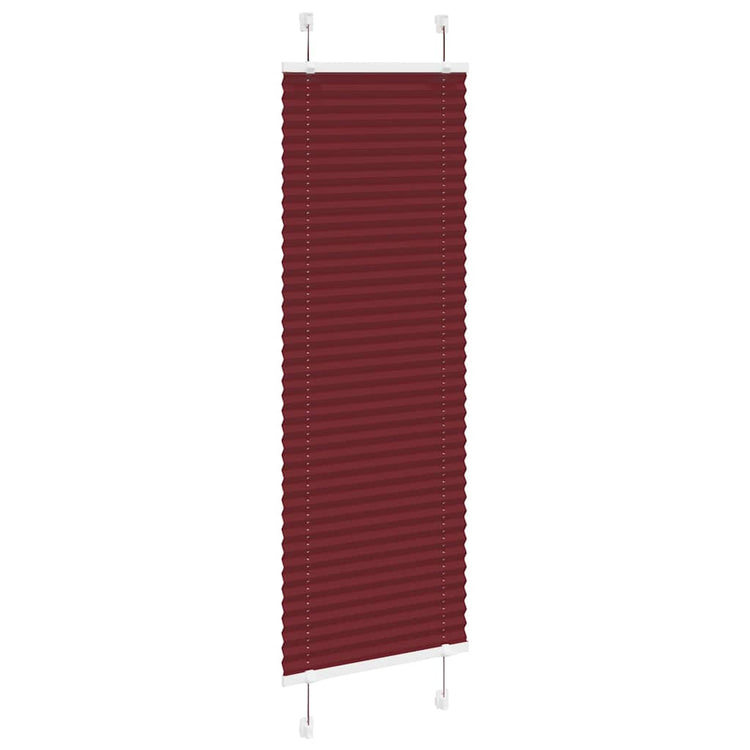 Vidaxx store enrouleur plissé 40x100 cm largeur de tissu 39,4 cm rouge bordeaux