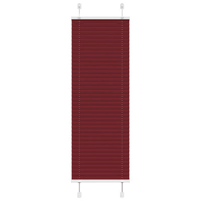 Vidaxx store enrouleur plissé 45x100 cm largeur de tissu 44,4 cm rouge bordeaux