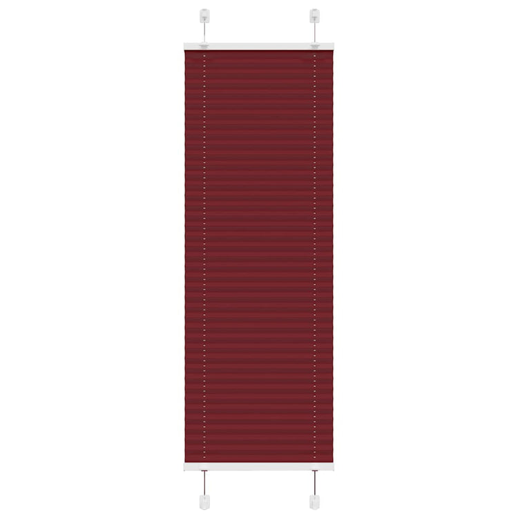 Vidaxx store enrouleur plissé 45x100 cm largeur de tissu 44,4 cm rouge bordeaux