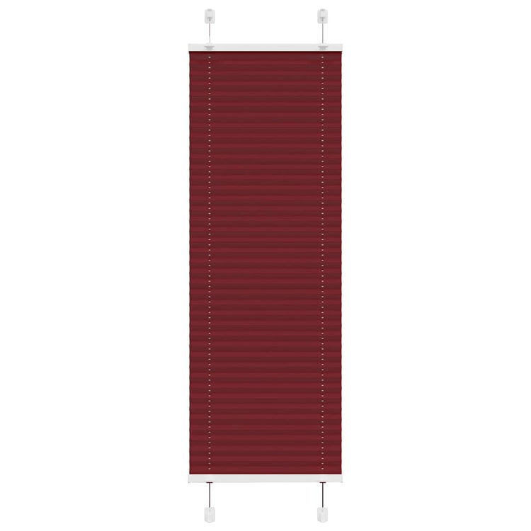 Vidaxx store enrouleur plissé 50x100 cm largeur de tissu 49,4 cm rouge bordeaux