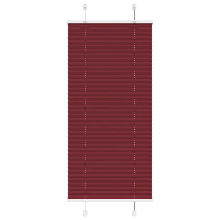 Vidaxx store enrouleur plissé 55x100 cm largeur de tissu 54,4 cm rouge bordeaux