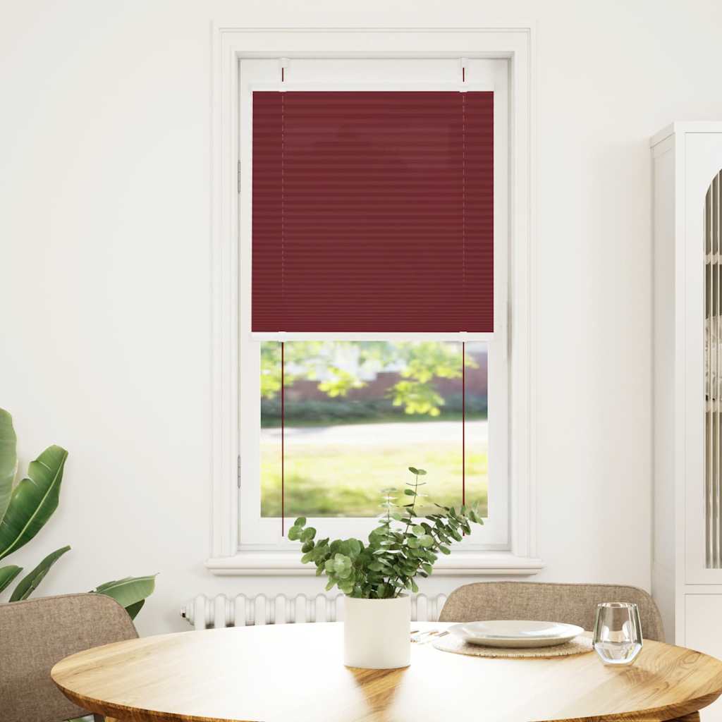 Vidaxx store enrouleur plissé 55x100 cm largeur de tissu 54,4 cm rouge bordeaux