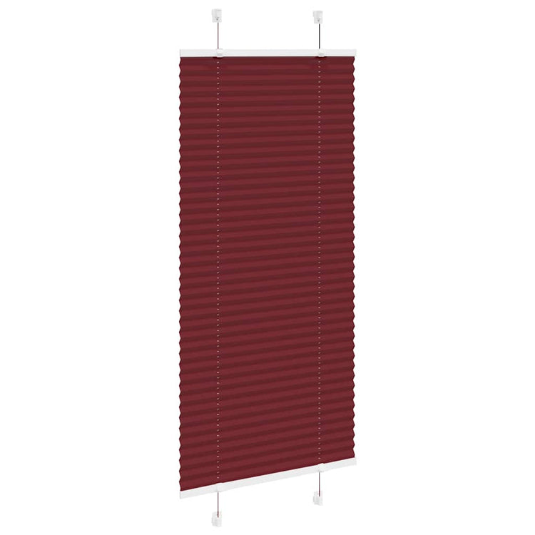Vidaxx store enrouleur plissé 60x100 cm largeur de tissu 59,4 cm rouge bordeaux