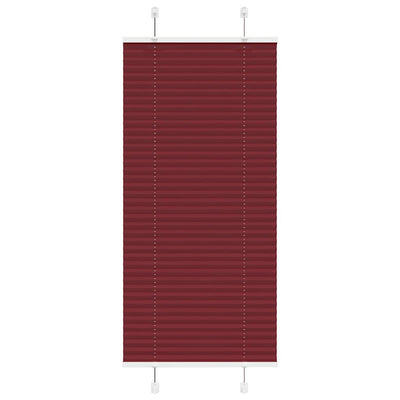 Vidaxx store enrouleur plissé 65x100 cm largeur de tissu 64,4 cm rouge bordeaux