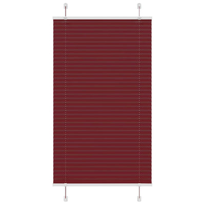 Vidaxx store enrouleur plissé 70x100 cm largeur de tissu 69,4 cm rouge bordeaux