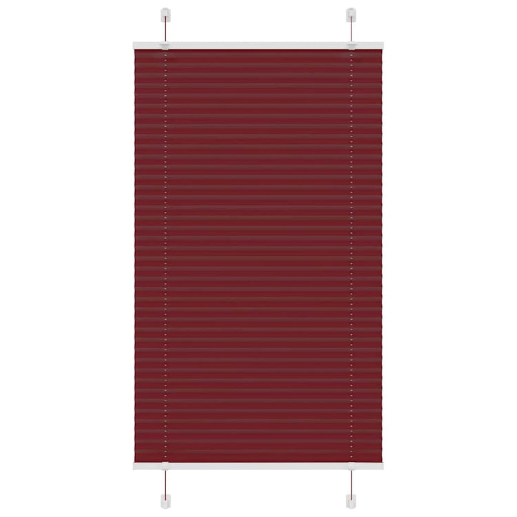 Vidaxx store enrouleur plissé 70x100 cm largeur de tissu 69,4 cm rouge bordeaux