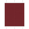 Vidaxx store enrouleur plissé 105x100cm largeur de tissu 104,4cm rouge bordeaux
