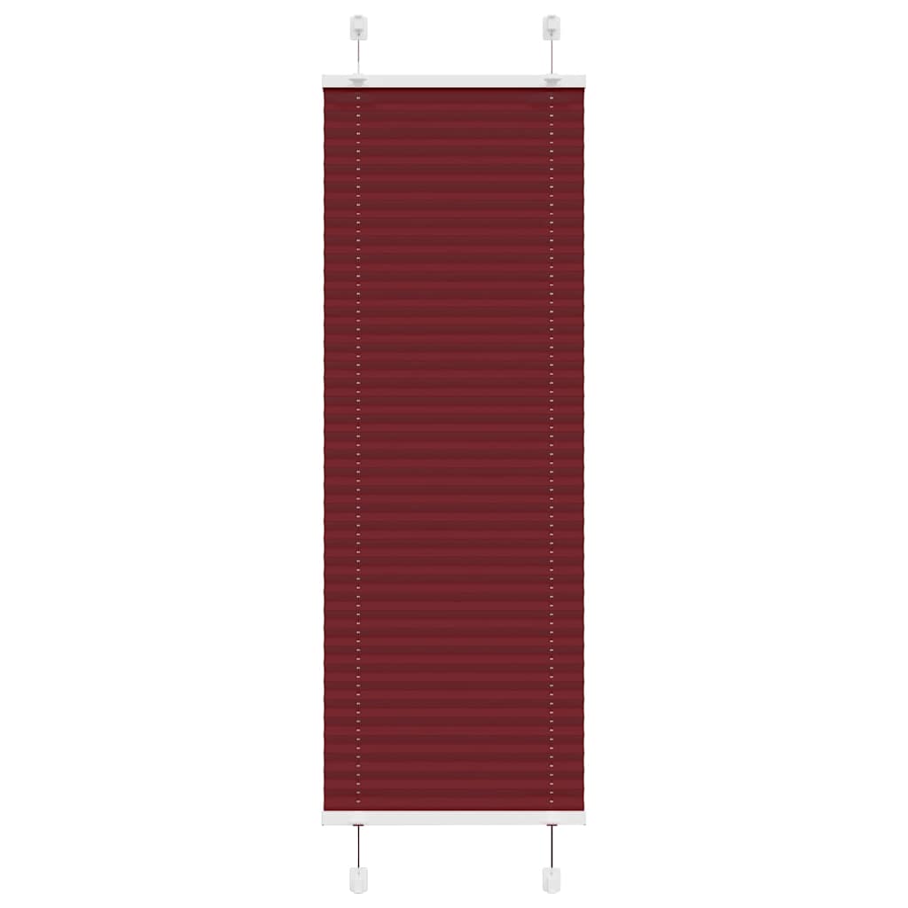 Vidaxx store enrouleur plissé 40x150 cm largeur de tissu 39,4 cm rouge bordeaux