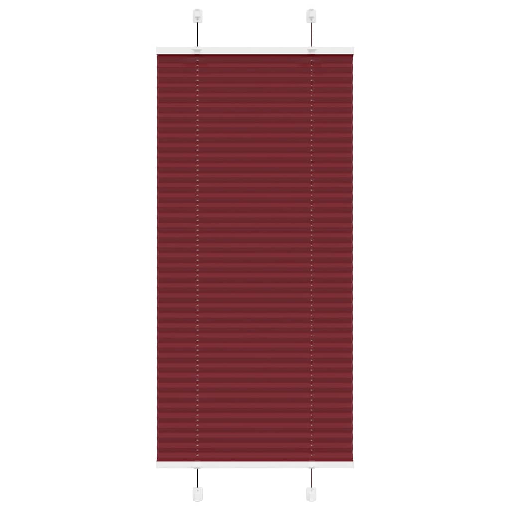 Vidaxx store enrouleur plissé 55x150 cm largeur de tissu 54,4 cm rouge bordeaux