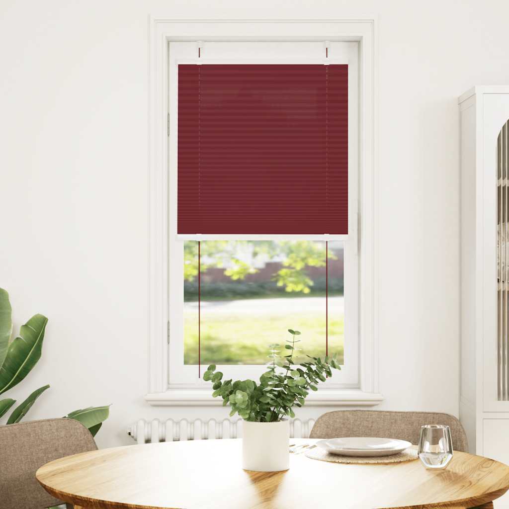 Vidaxx store enrouleur plissé 55x150 cm largeur de tissu 54,4 cm rouge bordeaux