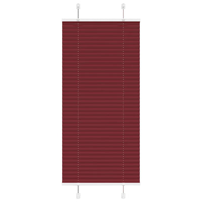 Vidaxx store enrouleur plissé 65x150 cm largeur de tissu 64,4 cm rouge bordeaux
