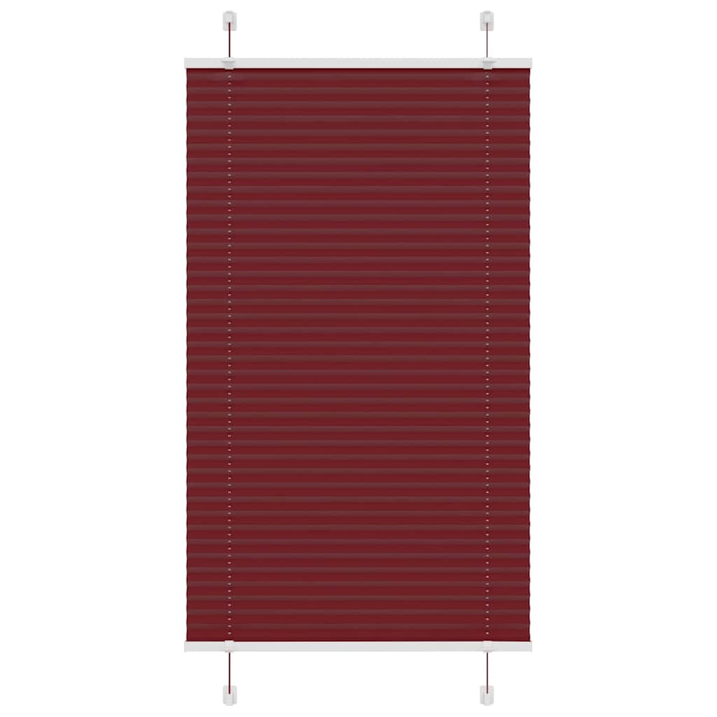 Vidaxx store enrouleur plissé 80x150 cm largeur de tissu 79,4 cm rouge bordeaux
