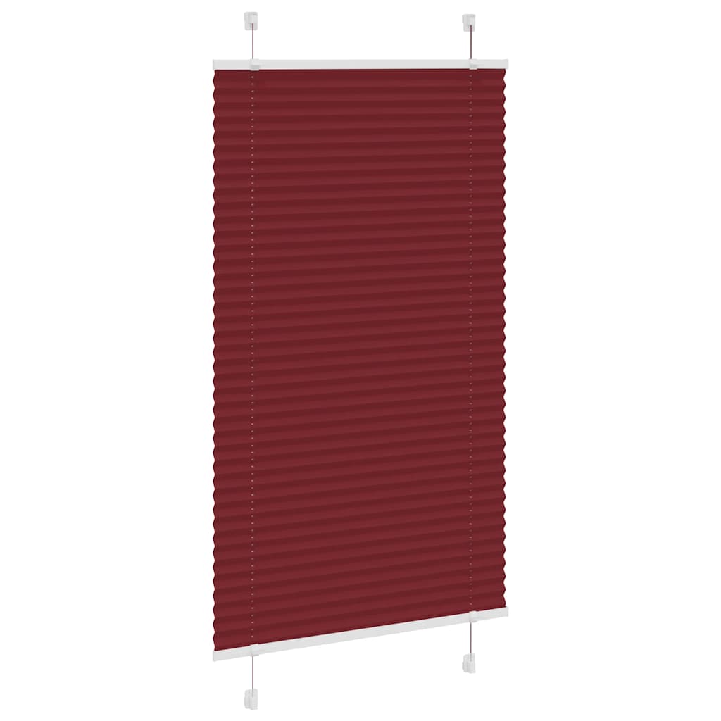 Vidaxx store enrouleur plissé 80x150 cm largeur de tissu 79,4 cm rouge bordeaux