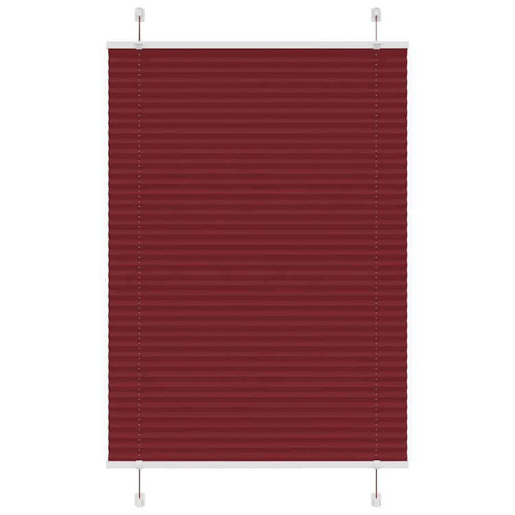 Vidaxx store enrouleur plissé 85x150 cm largeur de tissu 84,4 cm rouge bordeaux