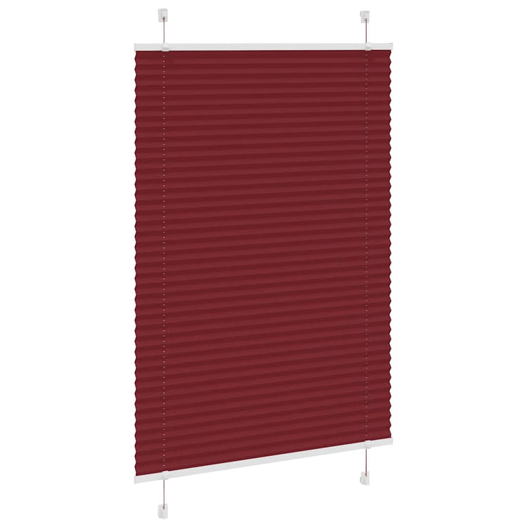 Vidaxx store enrouleur plissé 85x150 cm largeur de tissu 84,4 cm rouge bordeaux