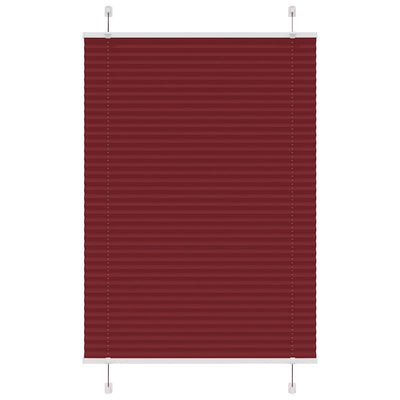 Vidaxx store enrouleur plissé 95x150 cm largeur de tissu 94,4 cm rouge bordeaux