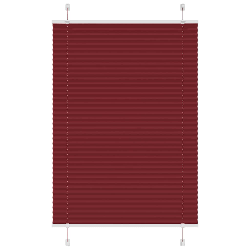 Vidaxx store enrouleur plissé 100x150 cm largeur de tissu 99,4 cm rouge bordeaux