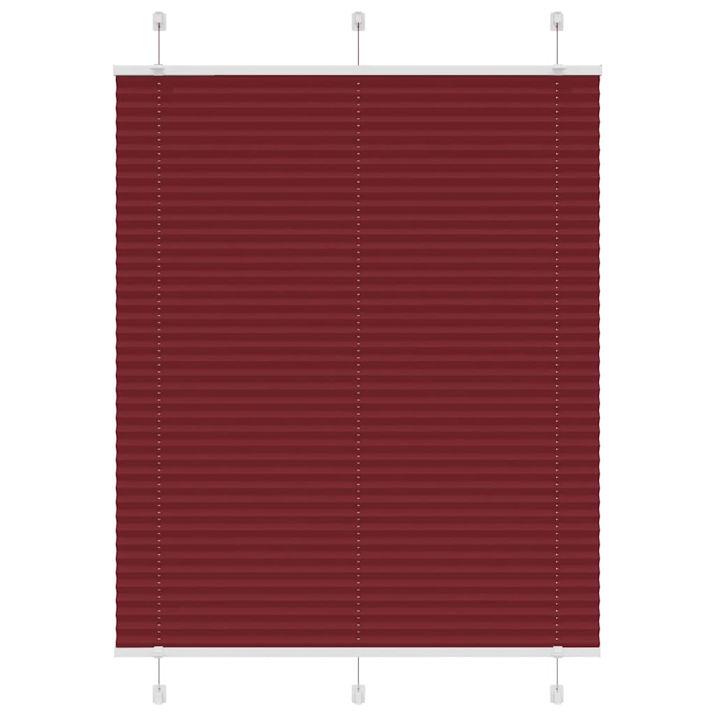 Vidaxx store enrouleur plissé 105x150cm largeur de tissu 104,4cm rouge bordeaux