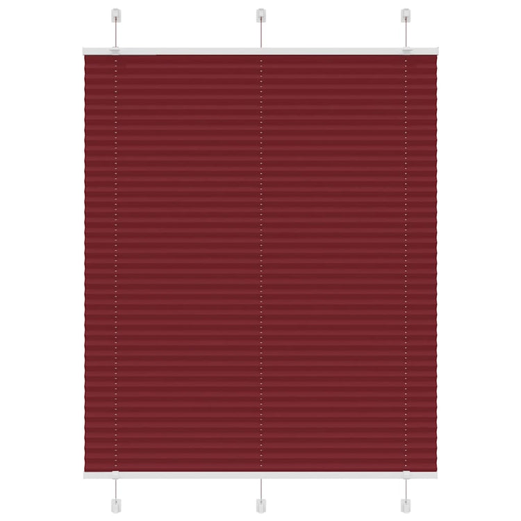 Vidaxx store enrouleur plissé 105x150cm largeur de tissu 104,4cm rouge bordeaux