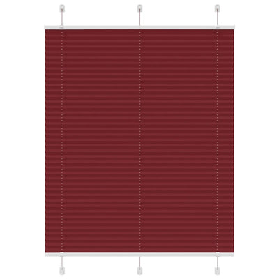 Vidaxx store enrouleur plissé 105x150cm largeur de tissu 104,4cm rouge bordeaux