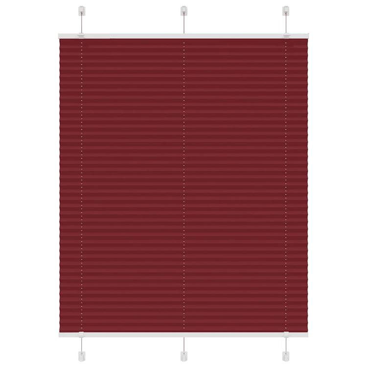 Vidaxx store enrouleur plissé 110x150cm largeur de tissu 109,4cm rouge bordeaux