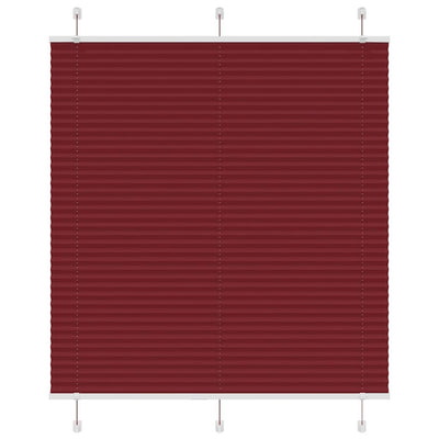 Vidaxx store enrouleur plissé 115x150cm largeur de tissu 114,4cm rouge bordeaux