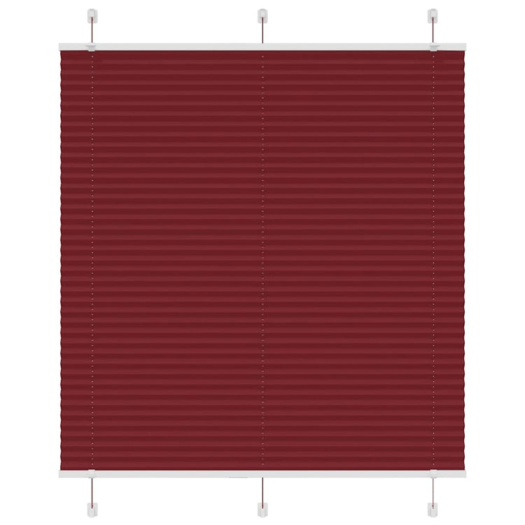 Vidaxx store enrouleur plissé 115x150cm largeur de tissu 114,4cm rouge bordeaux