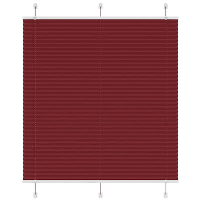 Vidaxx store enrouleur plissé 120x150cm largeur de tissu 119,4cm rouge bordeaux