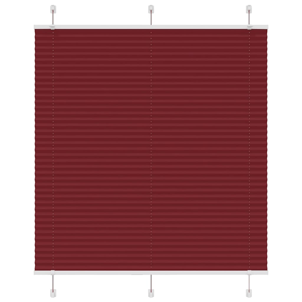 Vidaxx store enrouleur plissé 120x150cm largeur de tissu 119,4cm rouge bordeaux