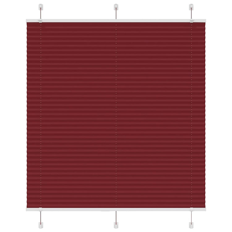 Vidaxx store enrouleur plissé 120x150cm largeur de tissu 119,4cm rouge bordeaux