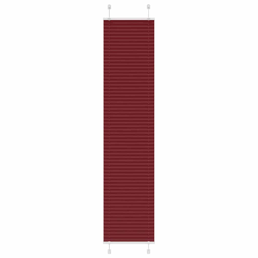 Vidaxx store enrouleur plissé 40x200 cm largeur de tissu 39,4 cm rouge bordeaux