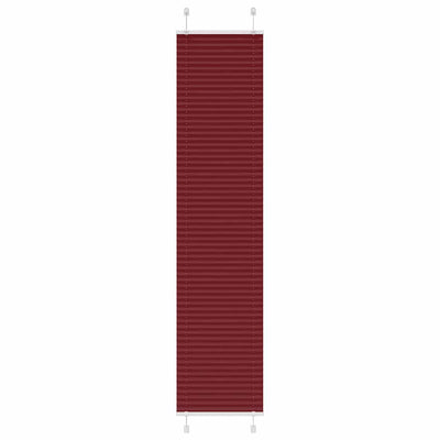 Vidaxx store enrouleur plissé 40x200 cm largeur de tissu 39,4 cm rouge bordeaux