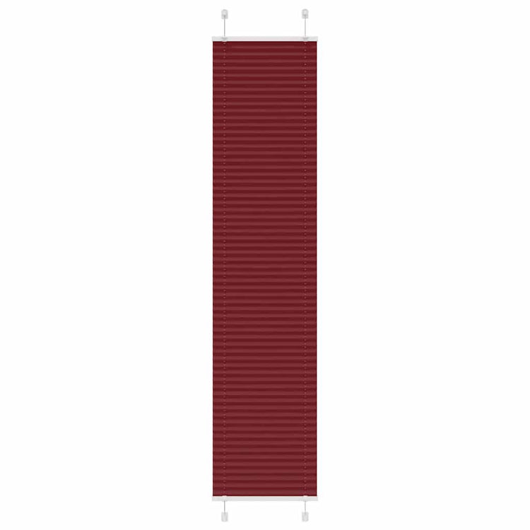 Vidaxx store enrouleur plissé 40x200 cm largeur de tissu 39,4 cm rouge bordeaux