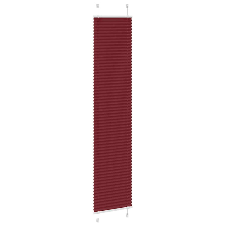Vidaxx store enrouleur plissé 40x200 cm largeur de tissu 39,4 cm rouge bordeaux