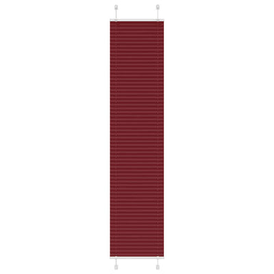 Vidaxx store enrouleur plissé 45x200 cm largeur de tissu 44,4 cm rouge bordeaux