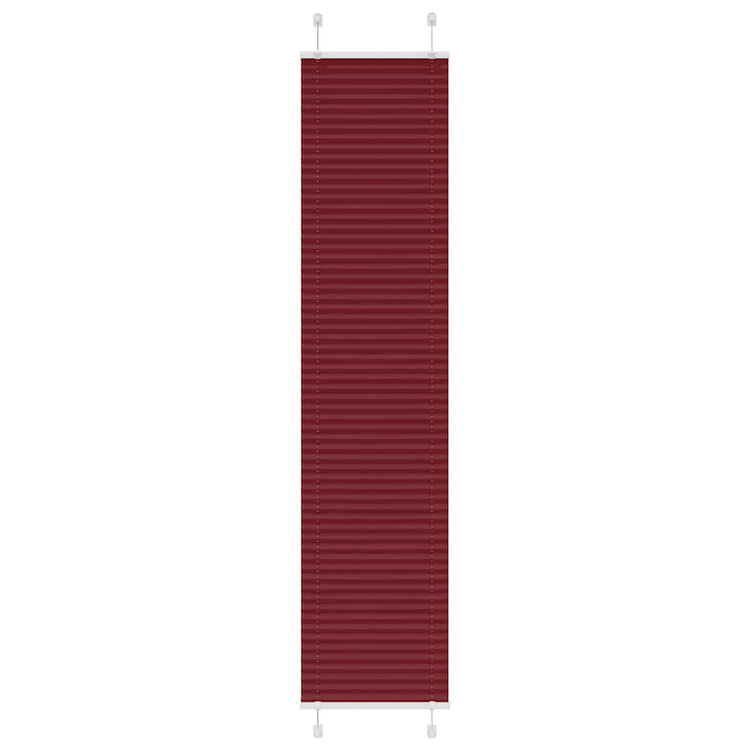 Vidaxx store enrouleur plissé 50x200 cm largeur de tissu 49,4 cm rouge bordeaux